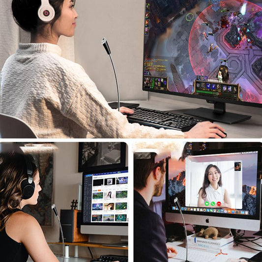 USB Microphone Microphone Computer Desktop Anchor Home Game Live Voice K Song Conference Recording Wired Condenser Microphone