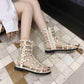 Plus Size 35-39 Summer Women Outdoor Rome Flip Flop Flat Bohemian Beach Shoes Non-slip Office Lady Rivet Sandals