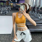 Sports Underwear Running Yoga Vest Workout Tank Tops Running Underwear Women's Top  Anti-sagging Fitness Wrap Chest Beautiful Back Yoga Vest