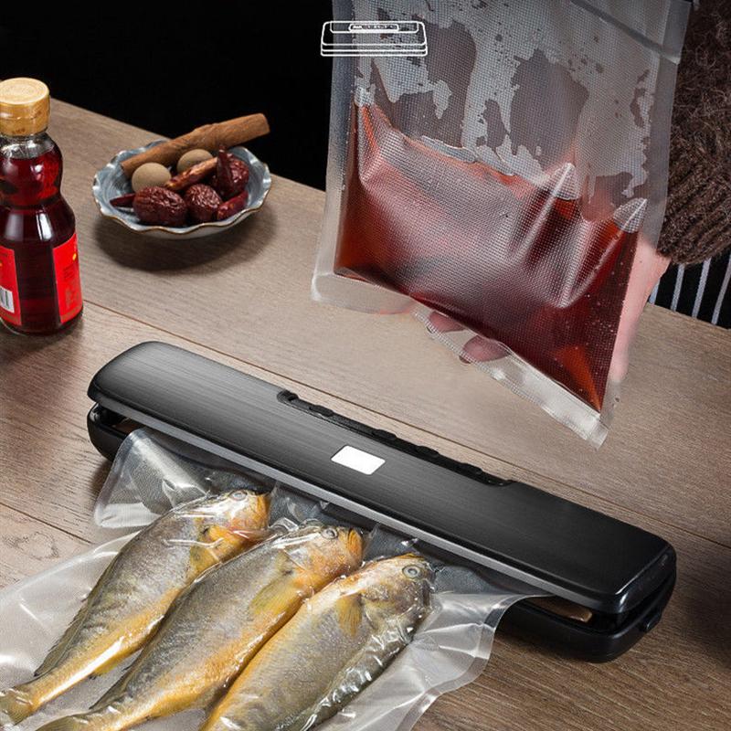Include 15Pcs Bags Automatic Best Food Vacuum Sealer   Commercial Household Food Vacuum Sealer Packaging Machine