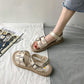 Summer Super Fire Roman Sandals Women's Summer Shoes All-match Student Flat Fairy Style