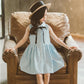 Children's Dress Girls Summer Dress Children's Embroidery Princess Skirt Baby Thin Solid A-line Sleeveless Skirt