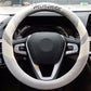 O Type Universal Plush Car Steering Wheel Cover Soft Elastic Embossed Handle Cover Family Car SUV Truck Interior