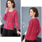 Autumn Winter Floral Cardigan Sweater Women Long Sleeve O-neck  Woolen Sweater Female Plus Size Knitted  Jacket