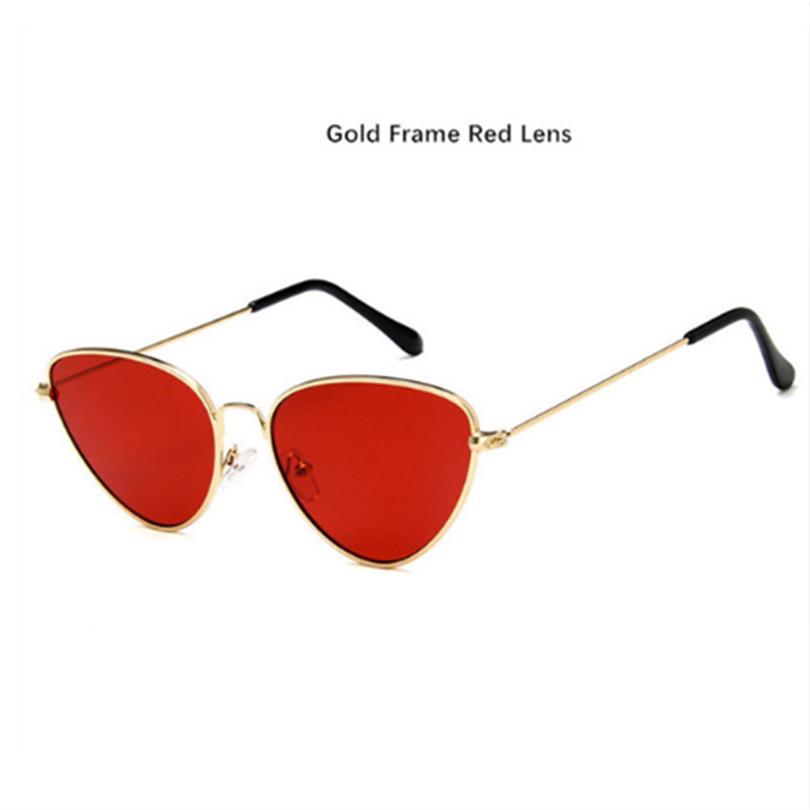 Light Weight Sunglasses Retro Cat Eye Sunglasses Men Women Yellow Red Lens Sun glasses Male Female V