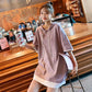 Hooded Long T-shirt Dress Women Girl Loose Casual  Big Loose Home Comfort Outer Convenient above knee Dress
