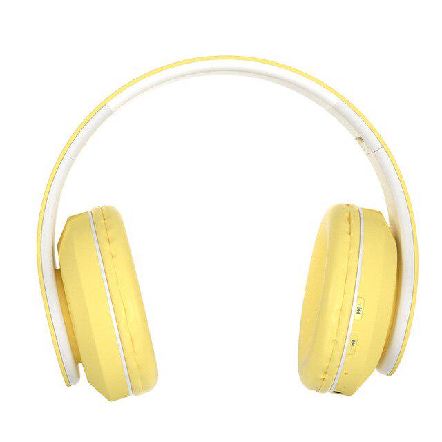 Wilress Headphones Bluetooth 5.0 Gaming Headset Stereo Colorful Light Earphone for Computer with Mic