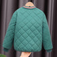 Children's Down Jacket Boys and Girls Cotton-padded Jacket Liner Plus Velvet Thick Winter Solid Color Warm Jacket Cotton Jacket