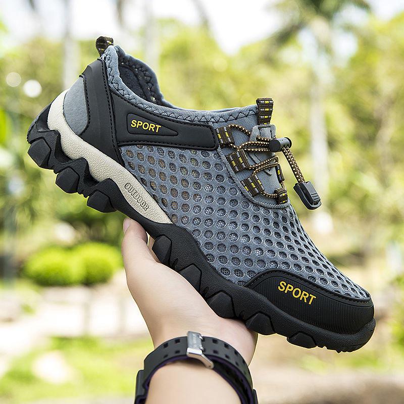Water Sneakers Men Non Slip Hiking Climbing Aqua Shoes Beach Barefoot Upstream Shoes Seaside Footwear Male Outdoor Sport