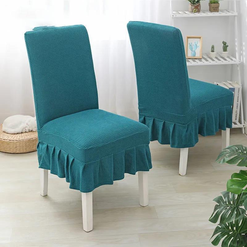 Thickened Chair Cover Stool Cover Household Elastic Chair Back Cushion Universal Universal Household Dining Table and Chair Cover
