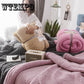 Home Textile Bedding Sets 4pcs/set Lamb Cashmere Winter Warm Bed Linen Set Plush Duvet Cover
