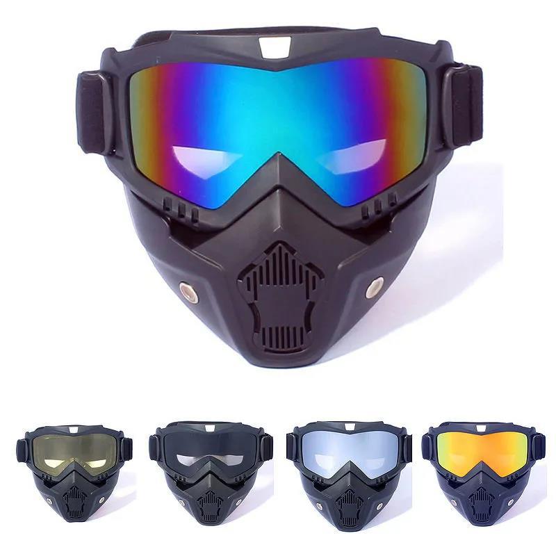 Outdoor Riding Goggles Windproof Ski Snowboard Motorcycle Mask CS Goggles