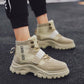 Autumn and Winter Plush High Top Martin Boots Desert Boots Military Boots Snow Boots Men's Shoes