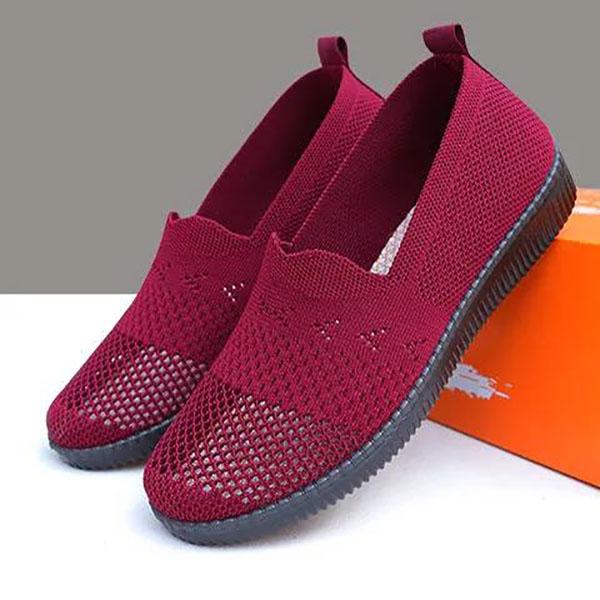 Old Beijing Soft-soled Cloth Shoes Women Middle-aged and Elderly Mother Shoes Net Shoes Women's Breathable Elderly Shoes