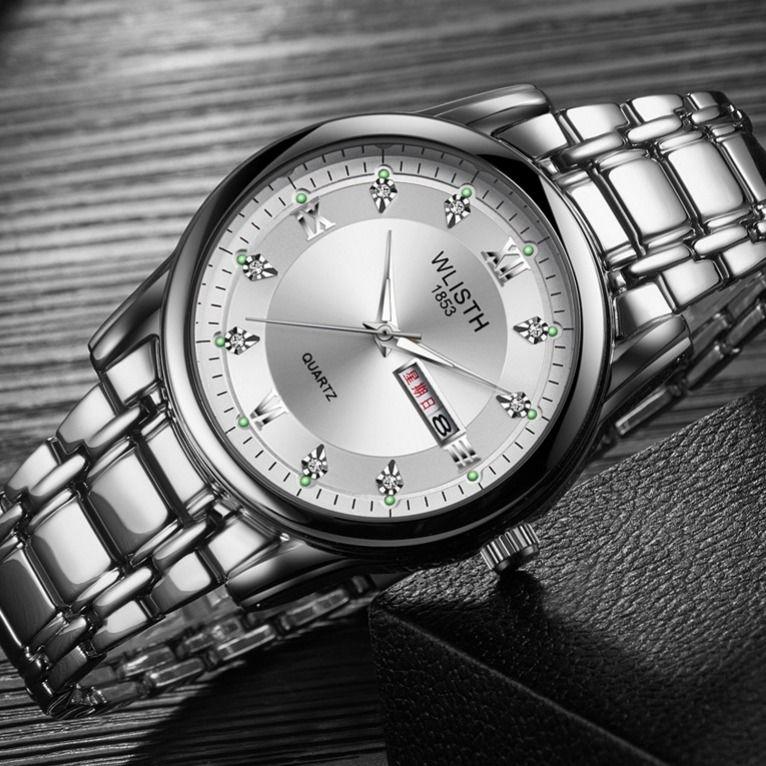 Mens Luxury Mechanical Watches Stainless Steel Waterproof Tourbillon Watches