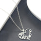 Simple Heart-shaped Diamond Rhinestone Mom Mom Necklace Mother's Day Gift Jewelry