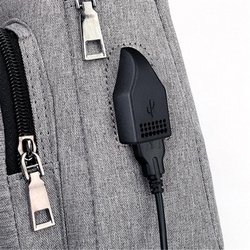 Large Capacity Bag Casual Outdoor Travel USB Charging Port Sling Bag Chest Bag for Men Crossbody Bag