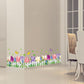 Wall sticker flower dancing girl room decoration sticker environmentally friendly removable stickers