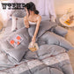 4pcs Home Bedding Sets Bed Linen Duvet Cover Flat Sheet Bedding Set Winter King Queen,bed Set 2019