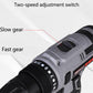 36V Industrial Impact Drill Set Cordless Electric Drill Screwdriver Rechargeable Motor for Construction and Woodworking