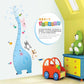 Removable wall stickers cartoon new super cute elephant height stickers can be issued