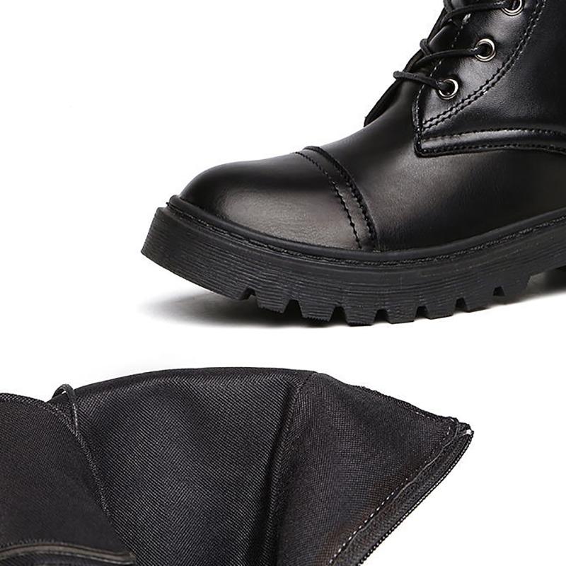 Martin Boots Skinny Women's Martin Boots Women's Korean Style British Style Martin Boots