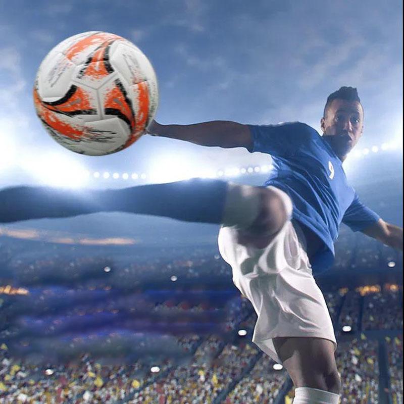 Size 4/5 Triangle Cyclone Soccer Ball Explosion-proof Soccer PU Leather Wearable Football Competition Ball