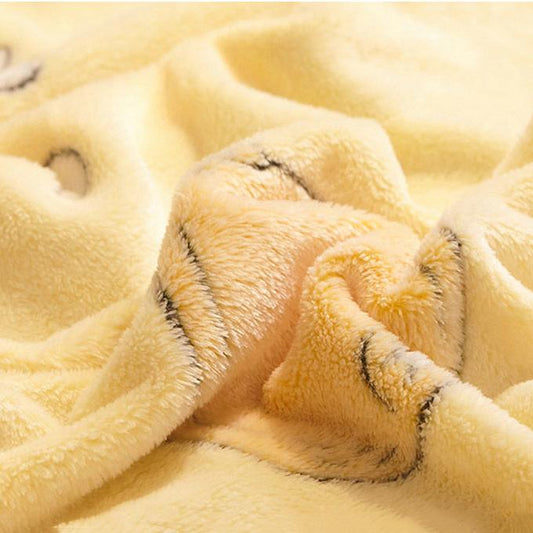 Universal Soft Warm Coral Fleece Blanket for Autumn and Winter, Double-sided Plus Fleece To Keep Warm In Winter Plus Fleece Bed Cover Sofa  Blanket