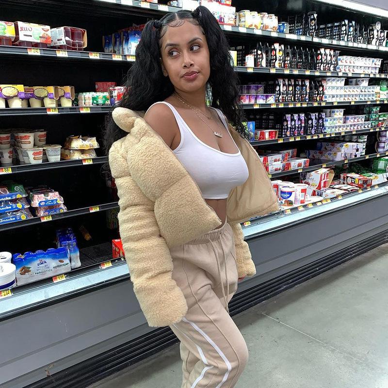 Winter Coats Women Woolen Warm Jacket Short Fashion Slim Parkas Solid Casual Lady Coats