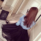 Women Anti-light Mesh Skirt with Elastic Waist Slimming Ballet Bag Hip Skirt Puff Skirts