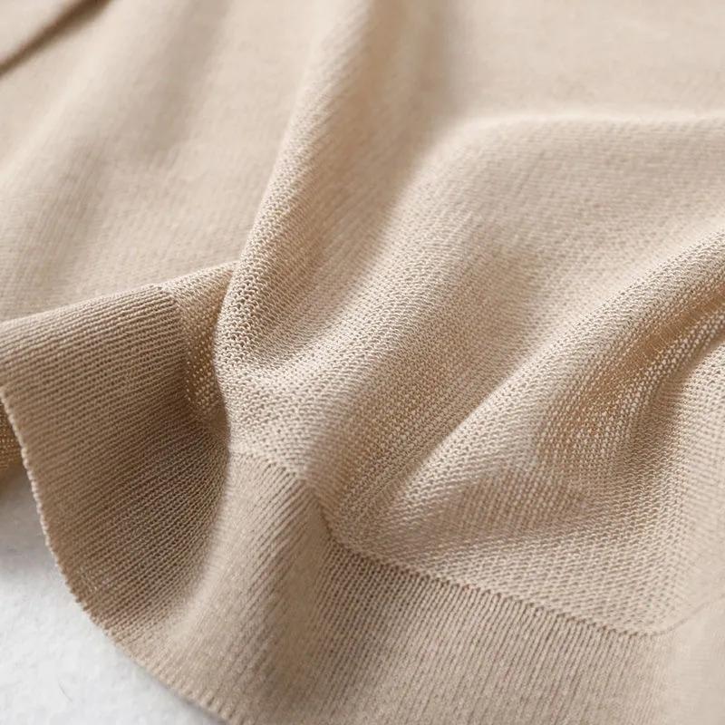 Knitted Cardigan Ultra-short Sun Protection Shirt Women's Thin Air-conditioned Shirt Shawl with Long Sleeves