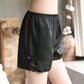 WTEMPO Pajama Pants Lace Sleepwear Women Shorts Lace Thin Safety Home Outside Anti-exhaust Leggings Shorts