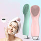 Electric Facial Cleanser Pore Cleaner Silicone Facial Cleanser Female Facial Cleansing Artifact Massage Vibrating Facial Brush Tool