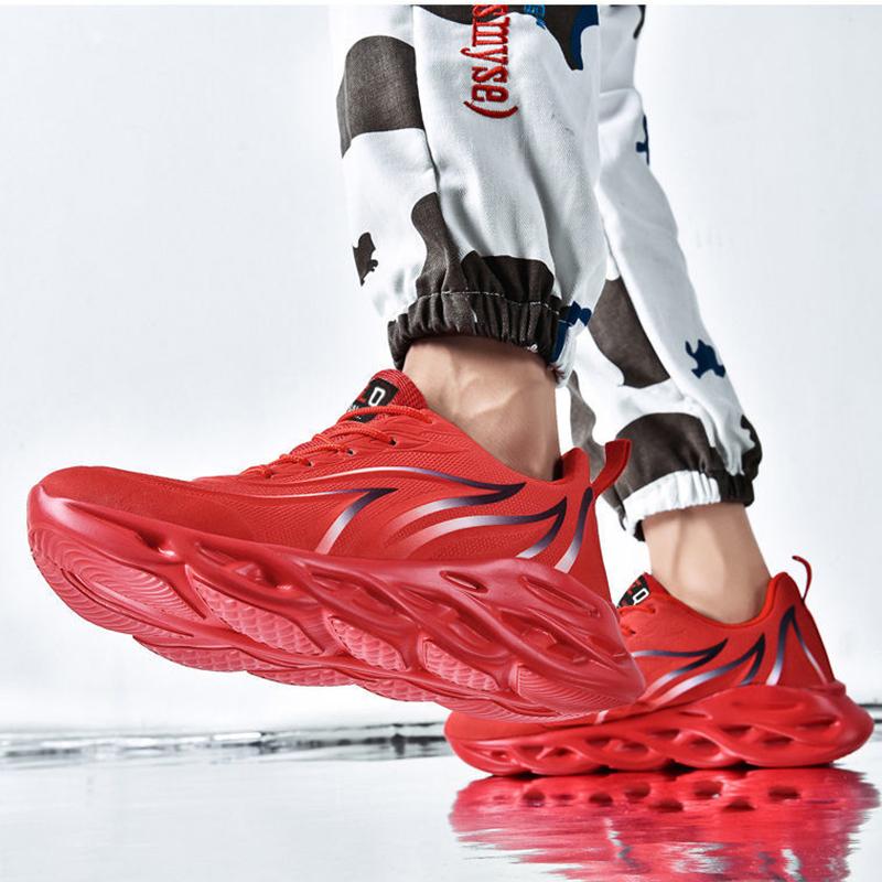 Men's Shoes Spring Casual Sports Shoes Men's Thick-soled All-match Casual Breathable Running Shoes