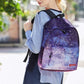 Galaxy School Bag Backpack for Teen Teenage Girls Kids, Unisex Collection Canvas