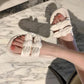 Fairy Style Sandals and Slippers Fashion Outer Wear Waterproof Non-slip Bow Beach Slippers Female Summer