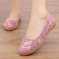 Spring and Summer Beef Tendon Bottom Old Beijing  Shoes Mother Single Shoes Ethnic Soft Bottom Women's Shoes Work Shoes Breathable Embroidered Shoes