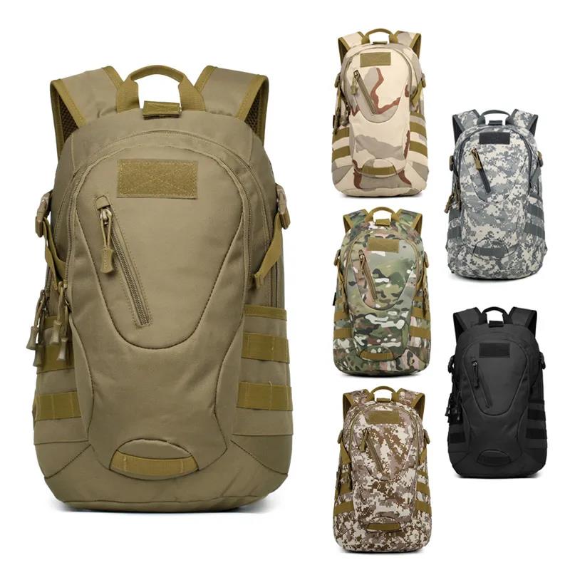 Outdoor Hiking Backpack Men and Women Military Fans Outdoor Sports Travel Mountaineering Waterproof Backpack 20L Liters