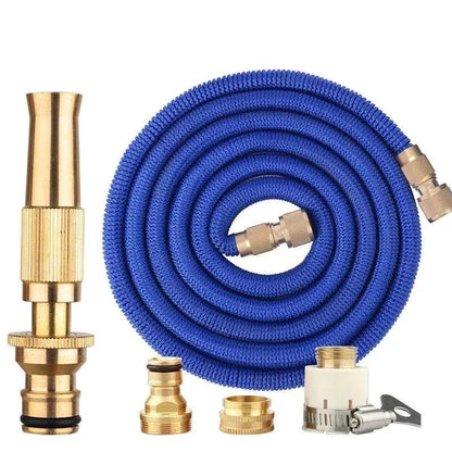 Pure Copper High Pressure Car Wash Water Gun Telescopic Hose for Watering Flowers and Scouring Car Wash Nozzle Machine Tap Water Tool