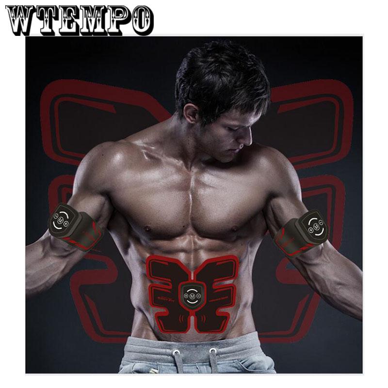 Vibration Fitness Massager Rechargeable Belt USB Strap Muscle Workout Adjustable Abdomen