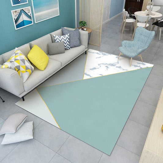 Nordic Minimalist Ins Style Geometric Living Room Sofa Coffee Table Bedroom Household Carpet Tatami Doormat Bedside Blanket