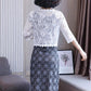 Summer Short Coat Hollow Out Lace Cardigan Women Solid Color Thin Shawl  Sun Protection