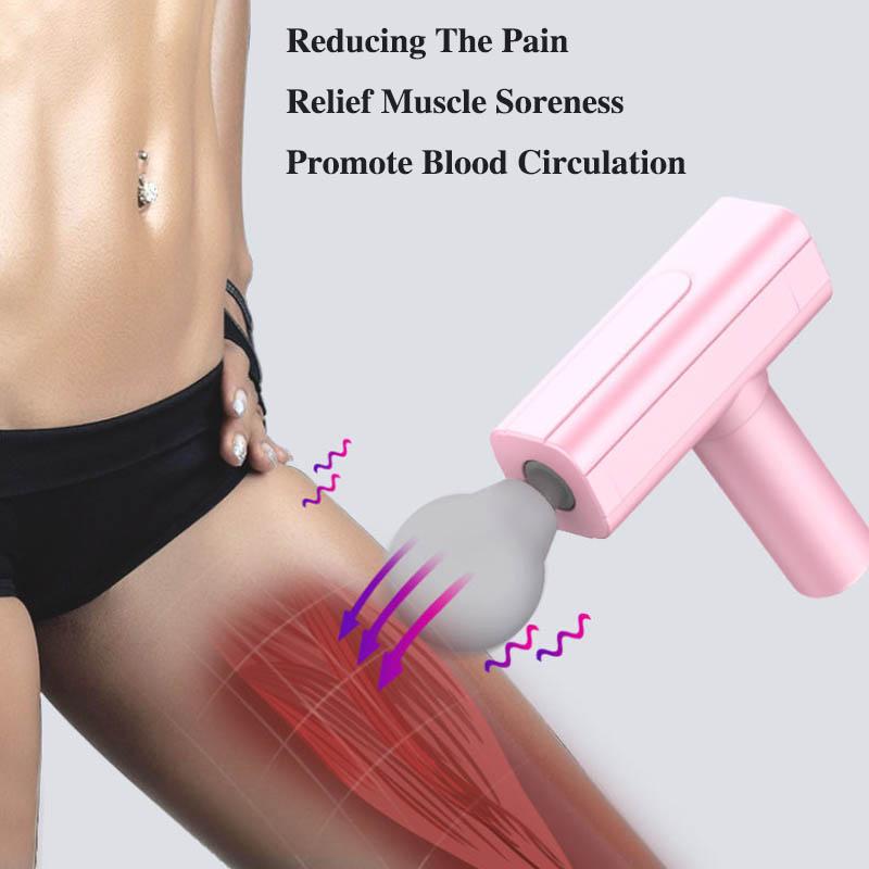 Pulk Gun Muscles Massage Instrument Fitness Cervical Spondyl Relax Electric Racing Legs Deep Shake Relaxation Gun