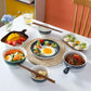 Nordic Ceramic Dishes Set Household Combination Dishes and Chopsticks Net Red Creative Couple Double 2-personTableware