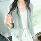 Chiffon Cardigan Short Jacket Women's Thin Outer Jacket Sun Protection Shawl Loose Top See-through Thin Coat Women Tops