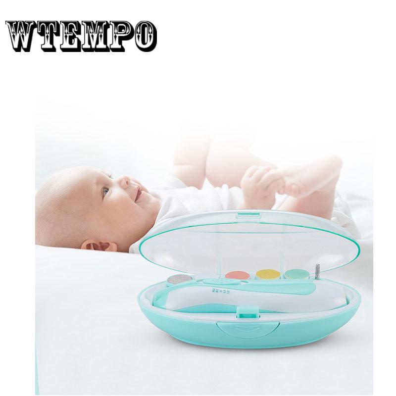Toddler Infant Electric Nail Clippers Safety Cutter Care Scissors Manicure