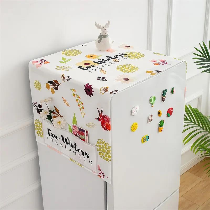 Refrigerator Hanging Bag Kitchen Storage Decoration Cloth Art Household Appliances Dust Cover
