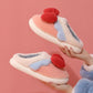Autumn and Winter Bowknot Cotton Slippers Non-slip Flat Shoes Casual Fashion Cute