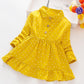 Girls' Dress Korean Autumn Dress Spring and Autumn Little Girl Lace Princess Skirt Pleated Children's Skirt A-line Dress For Kids