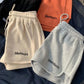 Shorts Women's Summer Loose Solid Color High Waist Sports Casual All-match Printed Yoga Pants